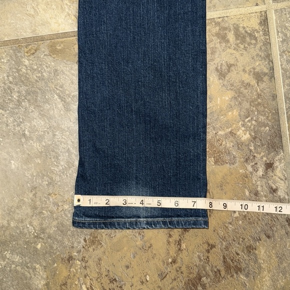 GAP Premium Boot Cut Mid Rise Jeans Timeless Classic Dark Wash Stretch Sz 4/27A - Picture 8 of 13